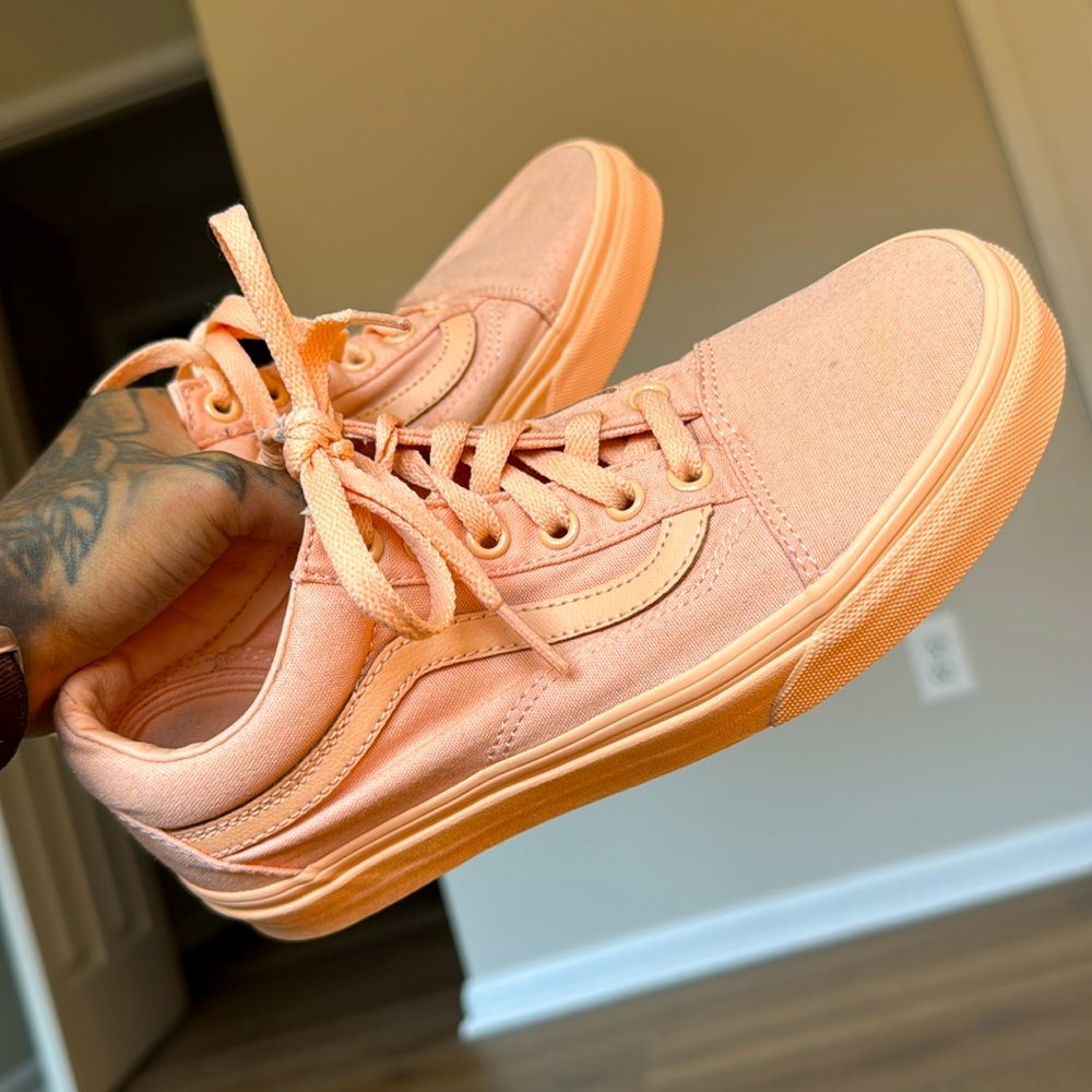 Peach/Apricot Vans Old Skool